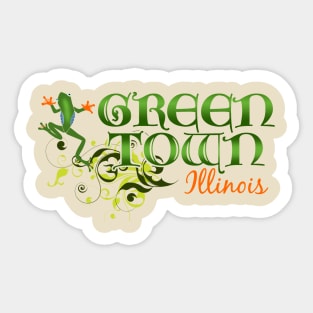 Green Town, Illinois from Ray Bradbury Sticker